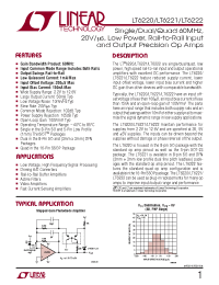 Datasheet LT1499 manufacturer Linear